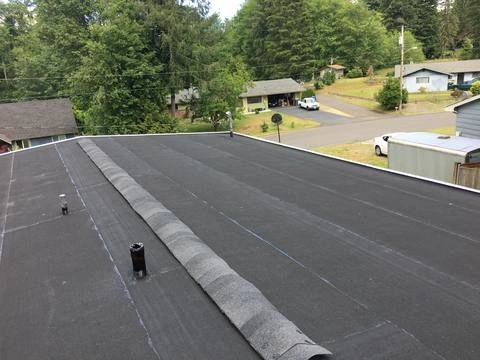 Flat roof installation