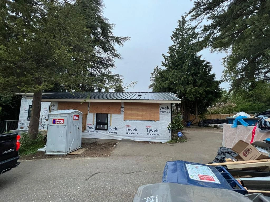 Metal roof installation