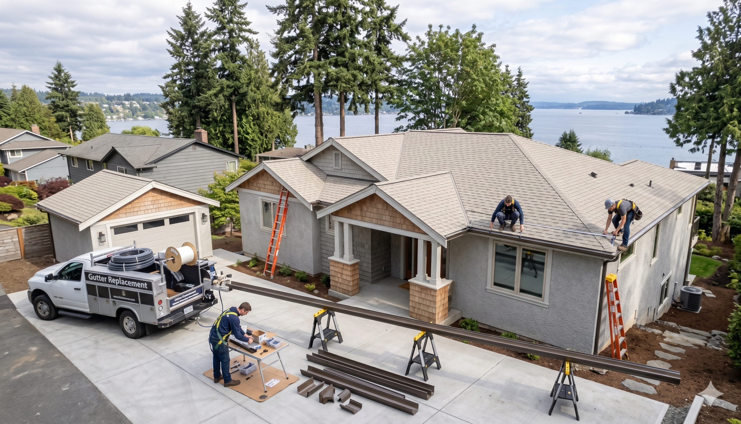 Gutter replacement Kirkland WA